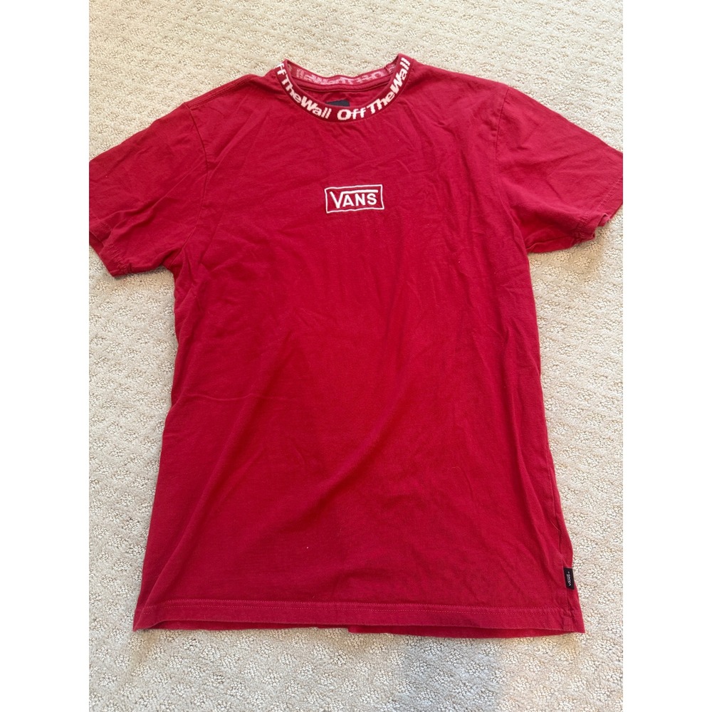 Vans Off the Wall T shirt Red size Medium